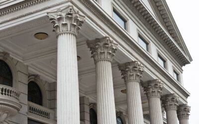 TBI-courthouse-building-1 Architectural columns of a courthouse building
